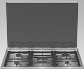 Smeg Free Stand Gas Cooker with Fan, 5Burners, 90Cm, Stainless Steel - G1961MXF2C