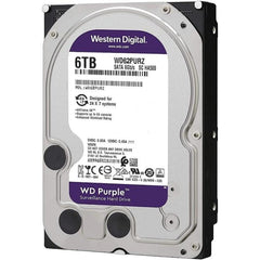 Western Digital Purple HDD Desktop Storage 6TB Surveillance 5400RPM SATA 6 Gb/s, 64 MB Cache - 3.5 Hard Drive | WD62PURZ | - CompuMe