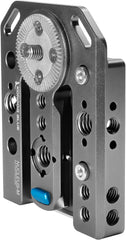 Adapter Plate for Tilta Nucleus-M | Built-in NATO Rail, 60-Tooth ARRI-Style Rosette, Integrated Strap Loops, Multiple 1/4-20 and 3/8-16 Mounting Points, 12+ Rigging Options | Gray
