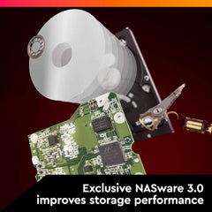 8TB WD Red Plus NAS Internal Hard Drive HDD - 7200 RPM, SATA 6 Gb/s, CMR, 256 MB Cache, 3.5" - WD80EFBX