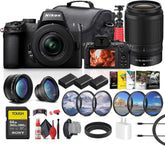 Nikon Z50 II Compact Mirrorless Camera with Nikon NIKKOR Z DX 16-50mm VR Lens (1786) + 64GB Memory Card + 2 x EN-EL25 + Photography Software + Camera Bag + Lens Filter Kit + More