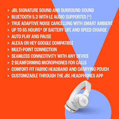 Golden Connector JBL T670 wireless headset for computer setup