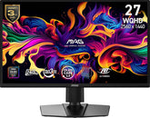 MAG 272QP QD-OLED X24 27-Inch WQHD Gaming Monitor, 2560 x 1440 Quantum Dot OLED Panel, 240Hz, 0.03ms, Adaptive-Sync, HDMI2.1, DP 1.4a, Tilt/Height Adjustable, Black