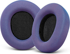 Ear Pads Replacement for SteelSeries Arctis Nova - Magic Mesh Fabric Earpads for Arctis Nova Pro Wired, Nova 1, 3, 4, 5, 7 Headphones - Made by GEVO Cushions with High-Density Foam - Purple