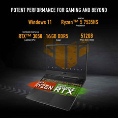 TUF Gaming FA506NC - DS53 PCIe laptop for portable computing