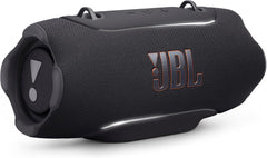 Xtreme 5 - Portable Waterproof Speaker with Massive Legendary JBL Sound, Ambient Edge Lighting, Convenient Shoulder Strap, Supports Lossless USB-C Audio, Built-in powerbank & Auracastβ’ (Black)
