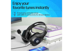 HP DHH-1601 3.5mm Wired Stereo surround sound effect 2 Jack