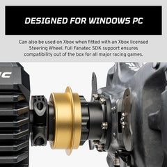 FANATEC Sim Racing CSL DD QR2 Wheel Base β 5 Nm Direct Drive Base, Dynamic Force Feedback, QR2 Motorsport-Derived Quick-Release System β PC