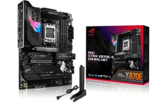 ASUS ROG STRIX X870E-E GAMING WIFI (Wi-Fi 7) AMD RYZEN 7000 8000 9000 Series AM5/DDR5/PCIe 5.0/5xM.2 - ATX Gaming MotherBoard