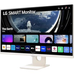 LG 27SR50F-W 27" FHD IPS MyView Smart Monitor with webOS and Built-in Speakers ™– Monitor