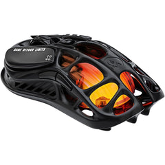 GravaStar Mercury M2 Wireless Gaming Mouse with 26,000 DPI, PAW3395DM Sensor -79g Lightweight Hollowed-Out Design -5 Programmable Buttons -5 Dynamic Light sync RGB-Stealth Black | GSM2 |