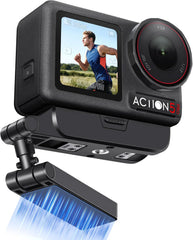 Magnetic Adapter Mount for DJI Osmo Action 5 Pro/4/3 Osmo Nano Camera, 360°Adjustment Quick Release Expansion Mount Connect Tripod, Extension Pole Vlogging, Video, Upgraded Strong Magnetic