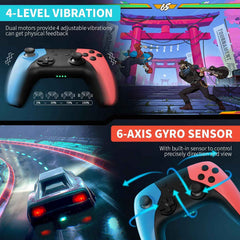 RGB wireless gamepad for computer setup