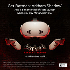 Meta Quest 3S 128GB β Get Batman: Arkham Shadow and a 3-Month Trial of Meta Horizon+ Included β All-in-One Headset
