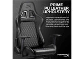 HyperX Jet Black Ergonomic Gaming Chair - Leather Upholstery PC Racing Chair