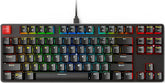 GLORIOUS Custom Gaming Keyboard - GMMK 85% Percent TKL - USB C Wired Mechanical Keyboard - RGB Hot Swappable Switches & Keycaps - Black Metal Top Plate