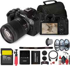 Canon EOS R6 Mark III with 24-105mm f/4-7.1 RF Lens | 32.5MP Full Frame Image Quality, 7K RAW Capture, 4K 120p, Advanced AF II (7084C018) + 64GB Card + Filter Kit + More