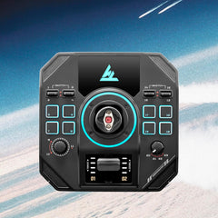 Thrustmaster Sol-R4 HOTAS Flight Stick and Throttle - Hall Effect Joystick, 58 Buttons for Flight Simulation - Compatible with PC