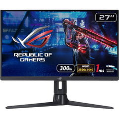 ASUS ROG STRIX (XG27AQMR) 27" Flat Gaming Monitor Fast IPS 2K (2560 x 1440) 300Hz 1ms(GTG), HDR10, DCI-P3 97% & sRGB 120%, 10Bit, G-Sync Compatible w/ Ergonomic Stand | ROG Strix XG27AQMR | - CompuMe