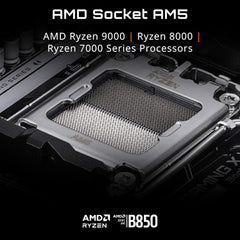 Micro Center AMD Ryzen 7 7700X CPU Processor with GIGABYTE B850 Gaming WIFI6 Motherboard (ATX, DDR5, 3X M.2, PCIe 5.0, USB-C, WIFI6)