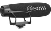BOYA BY - BM2021 Wired On - Camera Super - Cardioid Shotgun Microphone for, Laptops and Smartphone