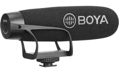 BOYA BY-BM2021 Wired On-Camera Super-Cardioid Shotgun Microphone for PC, Laptops and Smartphone
