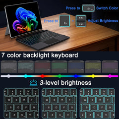 Surface Pro Keyboard and Pen, Surface Pro Keyboard for Microsoft Surface Pro 12/11/10/9/8/X, Stylus for Surface Pro 11/9/10/8/X/7/6/5/4/3/Go 2/3/4/Book/Laptop/Studio