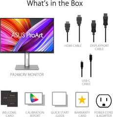 ASUS ProArt PA248CRV Professional 24" WUXGA IPS 100% sRGB