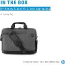 HP Renew Travel 15.6 inch Laptop Bag, Water resistant, 13 pockets, anti-theft elastic band, key fob, padded and adjustable shoulder strap, Sustainable