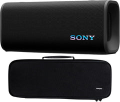 ULT Field 3 Portable Wireless Speaker 2-Way Active Design (Black) Bundle with Hard Travel Case (Black)