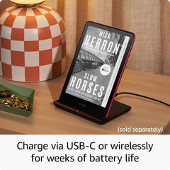 Kindle Paperwhite Bundle: Includes, Amazon Kindle Paperwhite Signature Edition 32GB | Black, Fabric Cover| Black & Wireless Charging Dock