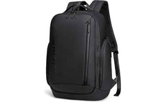 Arctic hunter Arctic Hunter 17-inch Laptop Daypack Durable Polyester Backpack with Built In USB/Headphone Port Computer Bag for Men Women, (Solid Black)