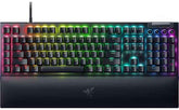 Razer BlackWidow V4 Mechanical Gaming Keyboard: Yellow Switches Linear & Silent - Chroma RGB - 6 Macro Keys - Magnetic Wrist Rest - Doubleshot ABS Keycaps - Roller & Media Keys - Snap Tap