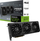 SFF-Ready Prime NVIDIA GeForce RTX 5070 Ti 16GB GDDR7 Graphics Card (PCIe 5.0, HDMI/DP 2.1, 2.5-Slot, Axial-tech Fans, Dual BIOS), 3 Year Warranty