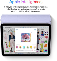 iPad mini (A17 Pro): Apple Intelligence, 8.3-inch Liquid Retina Display, 128GB, Wi-Fi 6E, 12MP Front/12MP Back Camera, Touch ID, All-Day Battery Life β Starlight
