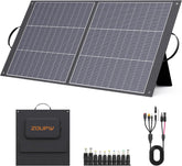 100W Portable Solar Panel N-Type 16BB,25% Efffciency Ultralight 7.98lbs Foldable Solar Charger for Jackery 300/EcoFlow River/Bluetti/Anker Solix, IP67 Waterproof for RV Camping Off-Grid