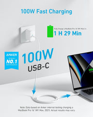 100W USB-C Compact Travel Charger with Cable for MacBook and Devices with Anker 737 Power Bank Gen 2 B2C UN Black Iteration 1