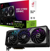 ROG Strix NVIDIA GeForce RTX 5070 Ti 16GB GDDR7 OC Edition Gaming Graphics Card, (PCIe 5.0, HDMI/DP 2.1, 3.2-Slot, MaxContact Design, Phase-Change GPU Thermal Pad), 3 Year Warranty