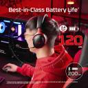 HyperX Cloud III S Wireless Gaming Headset – 53mm Drivers, Dual Wireless (2.4GHz + Bluetooth 5.3), Detachable Noise‑Cancelling Mic, 120h Battery Life, Memory Foam Comfort, Black