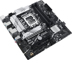 Prime B760M-A-CSM Intel B760 (LGA 1700) mATX CSM Commercial Motherboard PCIe 4.0, DDR5, 2X M.2, 2.5Gb LAN, DP, 2X HDMIβ’, SATA 6 Gbps, USB 3.2 Type-C, Aura Sync, ASUS Control Center Express