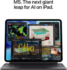 iPad Pro 11-inch (M5): Ultra Retina XDR Display, 256GB, Landscape 12MP Front Camera/12MP Back Camera, LiDAR Scanner, Wi-Fi 7 with Apple N1, Face ID, All-Day Battery Life — Silver