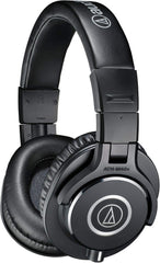 ATH-M40x Professional Studio Monitor Headphone, Black, 90 Degree Swiveling Earcups & Focusrite Scarlett Solo (3rd Gen) USB Audio Interface with Pro Tools | First