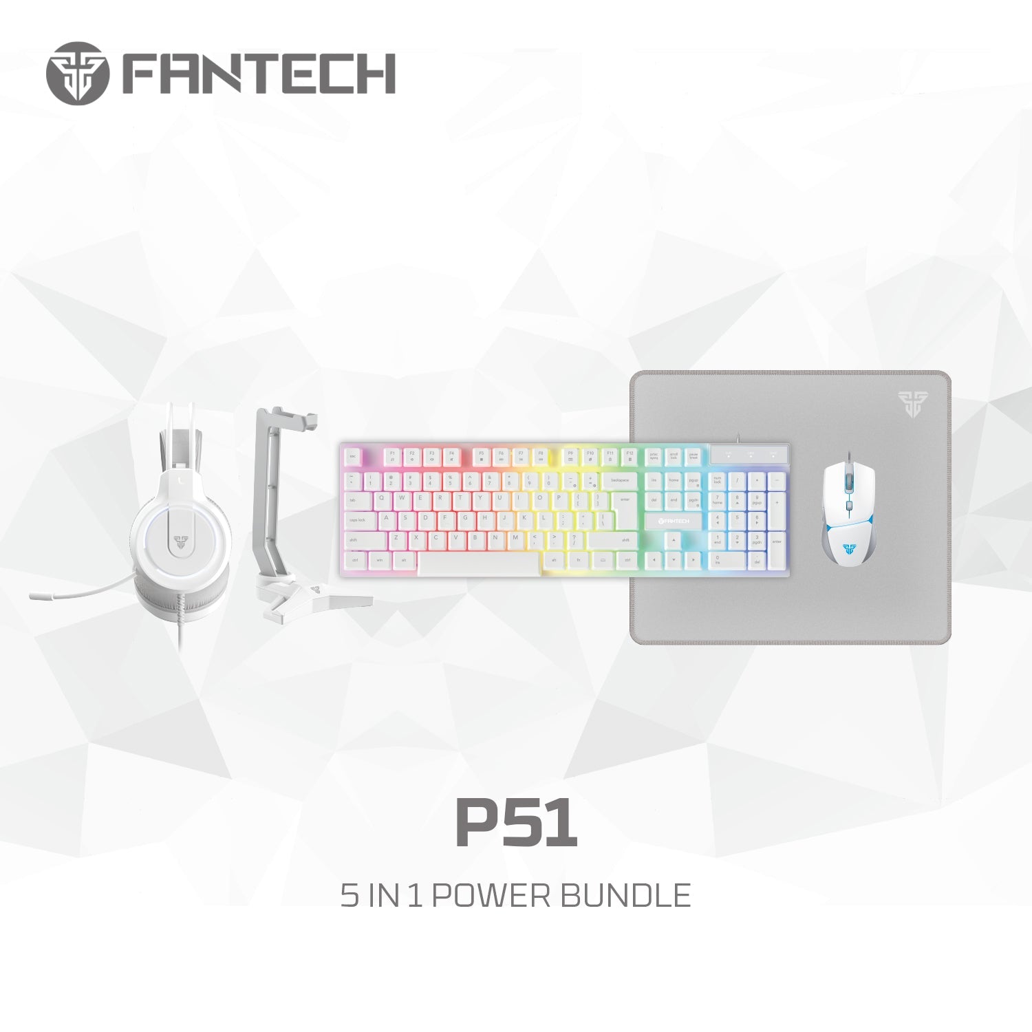 FANTECH P51 Power Bundle Gaming Keyboard and Mouse - CompuMe