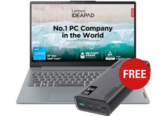 Lenovo IdeaPad Slim 3i Laptop Free Power Bundle, Intel Core i3-1315U 4.5GHz 8 Threads, 8GB LPDDR5, 256GB M.2 SSD PCIe 4.0, 15.6" FHD 250nits, Thin & Light, w/ Promate Bolt-20PD Universal 20000mAh 20W Power Bank