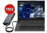 Lenovo V14 Gen 4 Laptop Free Power Bundle, Intel Core i7-13620H 13th Gen 4.9GHz High-Performance Processor, 16GB DDR4, 512GB SSD, 14" FHD, Ethernet (RJ-45), Windows 11 Home w/ Promate 130W Laptop & Mobile Power Bank 20000mAh Titan-130