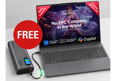 Lenovo IdeaPad Slim 3 Laptop Free Power Bundle, 13th Gen Intel Core i7-13620H, 16GB DDR5, 512GB SSD, 15.3" FHD+ 300 Nits, Ar/En Keyboard, Thin & Light Laptop w/ Promate 130W Laptop Power Bank 20000mAh Titan-130