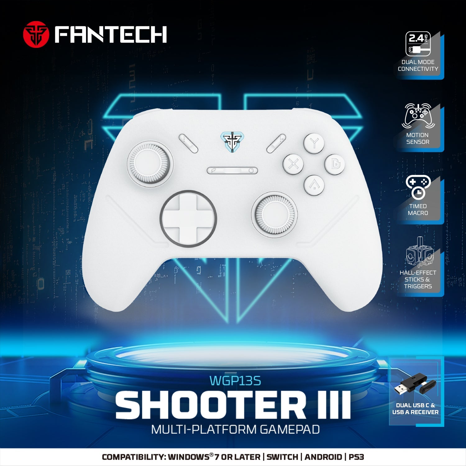 FANTECH SHOOTER II WGP13s CONTROLLER - CompuMe