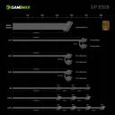 GameMax GP 850W 80 Plus Bronze Power Supply Unit, Active PFC, 140mm Ultra-Silent Fan, High-Efficiency ATX PSU ATX 3.1