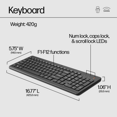 HP 330 Wireless Mouse and Keyboard Combo