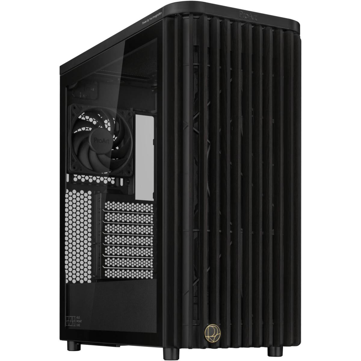 ASUS PC case for desktop computer builds and component installation